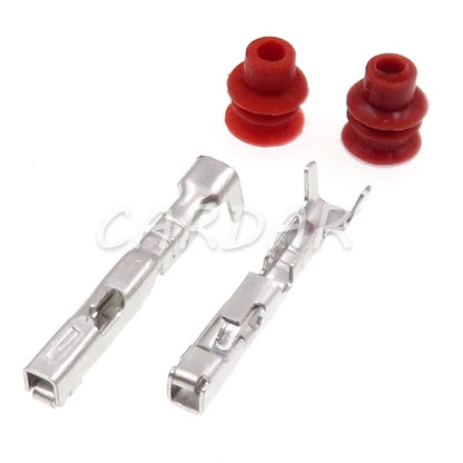 2 Pin 1.5 Series Car Waterproof Female Connector Wire Harness Plug Wiring Socket with Terminal Rubber Seals