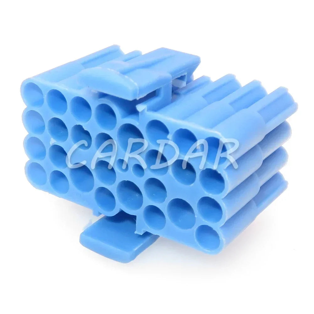 28 Pin Auto Wiring Terminal Composite Sockets Blue Car Connector Automobile Accessories