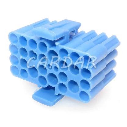 28 Pin Auto Wiring Terminal Composite Sockets Blue Car Connector Automobile Accessories