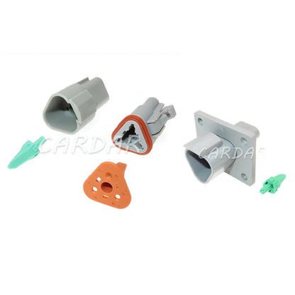 3 Pin DT06-3S DT04-3P DT04-3P DT Auto Deutsch Connector Automotive Plug With Terminals For Excavator Truck Cars