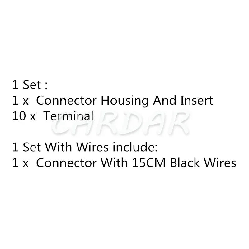 10 Pin 928578 Automotive Connector Plug Auto Cable Wire Socket