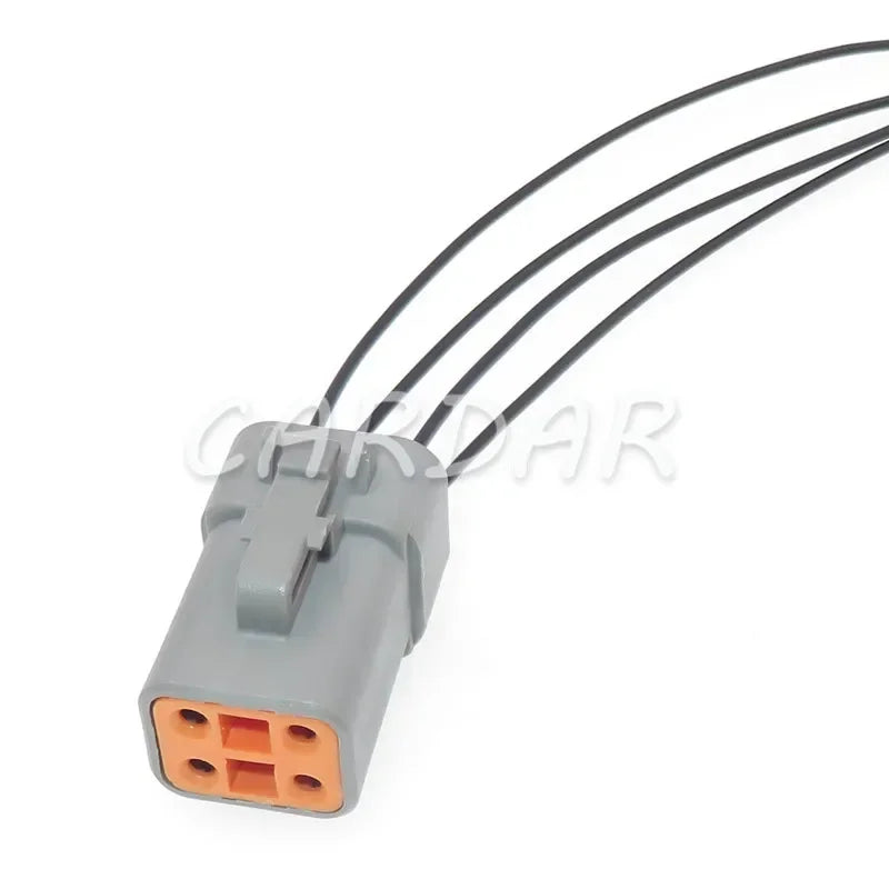 4 Pin DTP Series DTP06-4S DTP04-4P Waterproof Connector Wire Sockets For Auto Cars