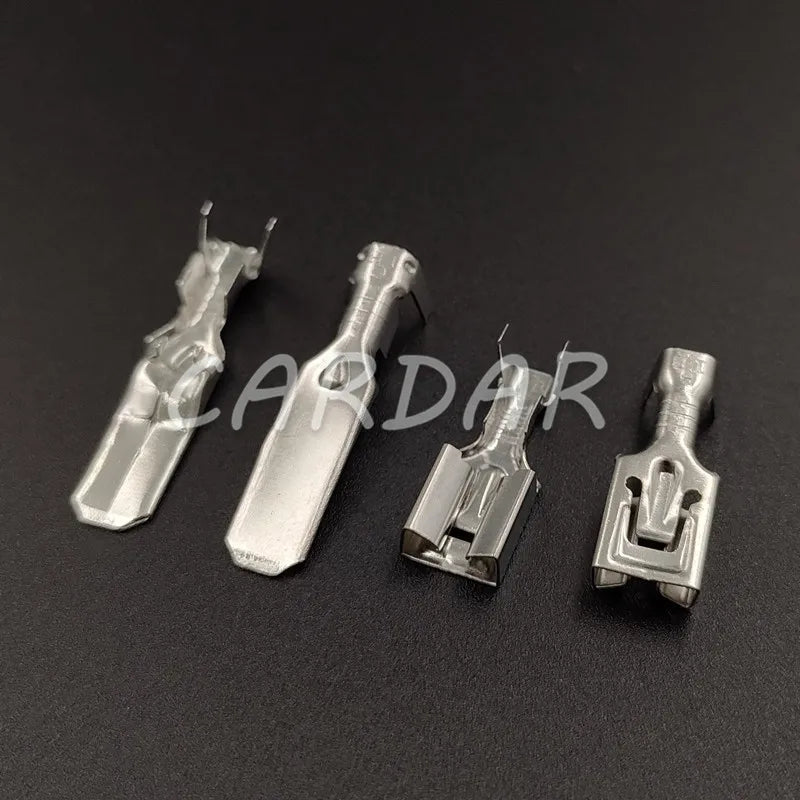 2 Pin 7122-6329 7123-6329 6.3mm Automotive Wiring Electronic Connector Socket With Terminal