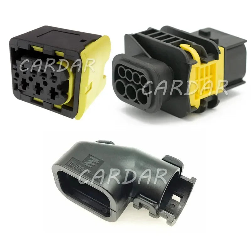 7 Pin Way 1-1418480-1 1-1703648-1 1670057-1 Waterproof Heavy Duty Truck Sealed Plug Automotive Socket