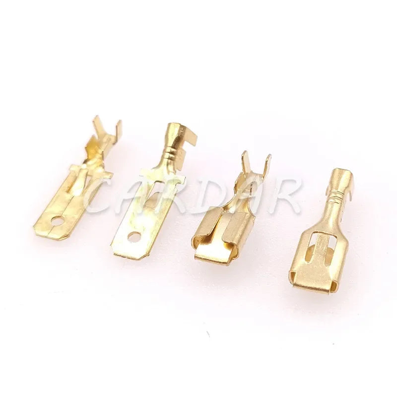 6.3 Series 1 / 2 / 3 / 4 / 6 / 8 / 12 Pin Automotive Wire Connector Motorcycle Socket With Terminals Pins Electric Vehicle Plug