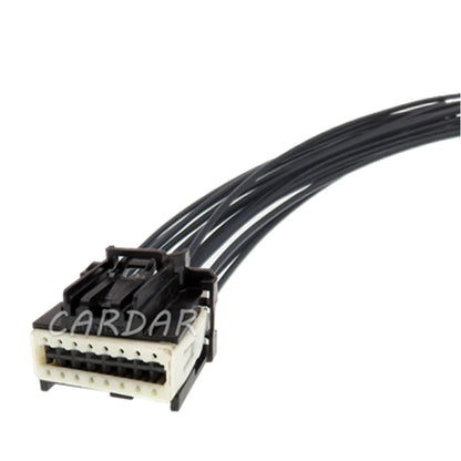 16 Pin 34729-0160 Car Electrical Wire Plug Wiring Harness Cable Socket With Terminals