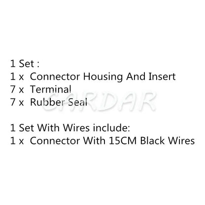7 Pin 5QF 973 707 Auto ACC Adaptive Cruise Wiring Harness Socket 5QF973707 6189-7732