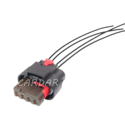 4 Pin 1-1456426-6 Car Louver Intake Grille Motor Wire Harness Socket for Cadillac Auto Electrical Connector