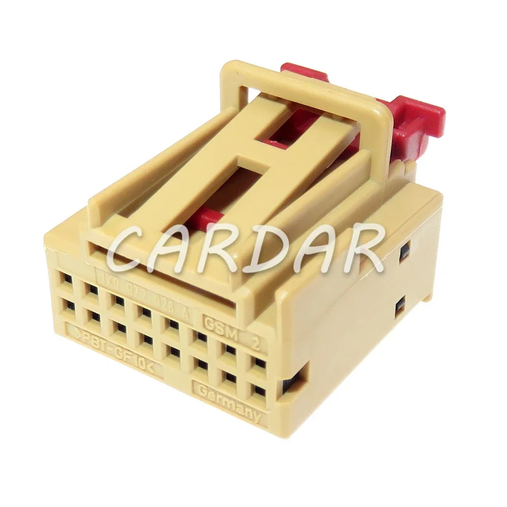 16 Pin 1K0 972 928 A Automotive Automatic Air Conditioning Panel Wire Cable Socket 1K0972928A For VW Audi
