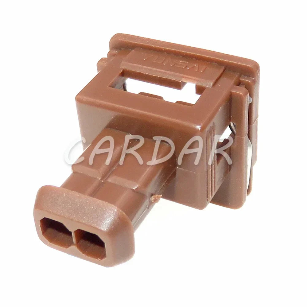 2 Pin Brown Automotive Accessories 240PC02S1001 Car Cable Harness Waterproof Plastic Housing Socket