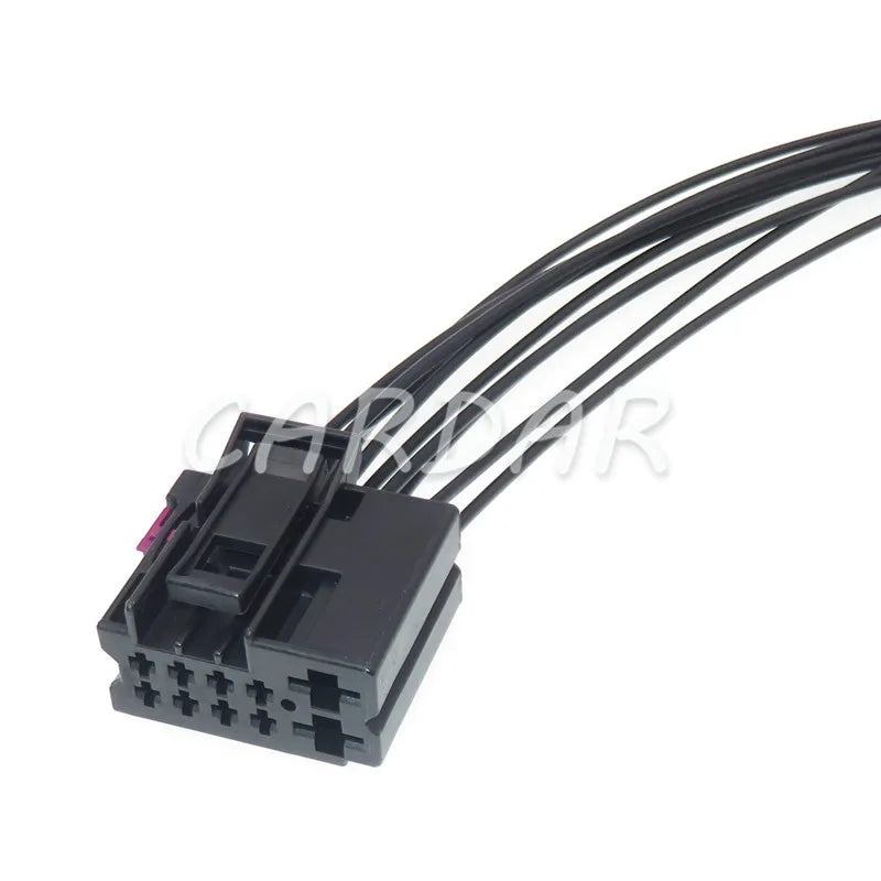 10 Pin 1.5 6.3 Series High Current Composite Connector Auto Oil Pump Controller Cable Socket For VW 8Z0972701