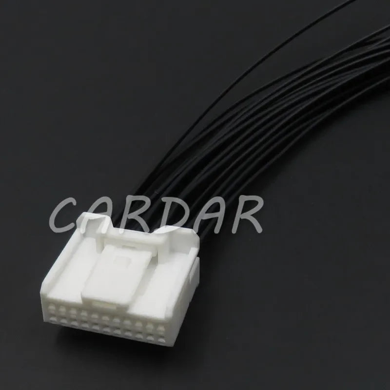 22 Pin 0.7mm 6098-3885 7283-4578 Car Auto Navigation Reversing Mirror Connector Automotive Audio Cable Socket For Nissan