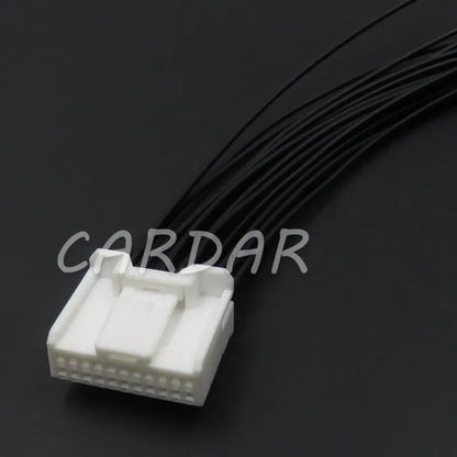 22 Pin 0.7mm 6098-3885 7283-4578 Car Auto Navigation Reversing Mirror Connector Automotive Audio Cable Socket For Nissan