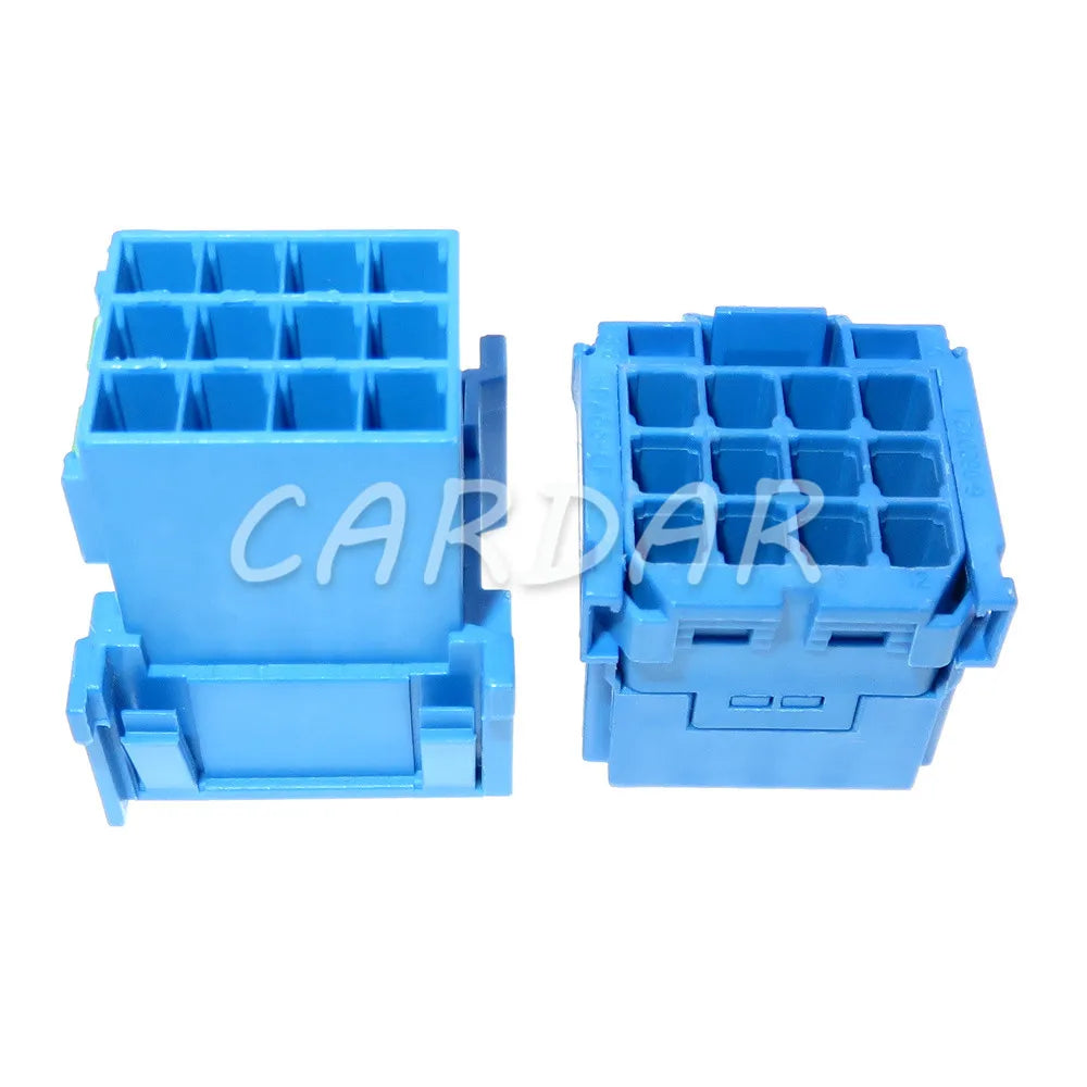 12 Pin 3-967627-1 Automotive Male Plug Plastic Housing Female Socket 6-968972-1 3.5 Series Blue Car Unsealed Connector