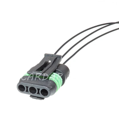 3 Pin Waterproof Electrical Sealed Wire Connector Socket For Car Auto Wiring Harness
