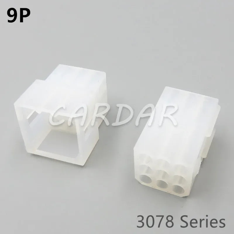 2P 3P 4P 6P 9P 12P Electrical Connector 3078 Series Plug Kits Female Male Socket With Pins For Auto Motorcycle Motorbike