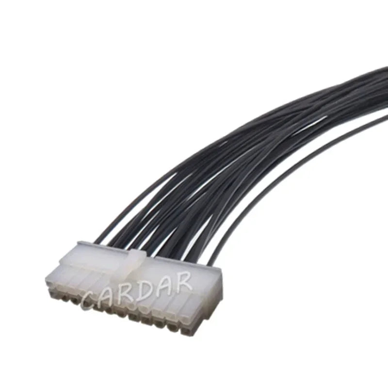 24 Pin Automobile Computer Replacement Connector Parts Car Electric Cable Unsealed Socket 3901-2240 3901-2241