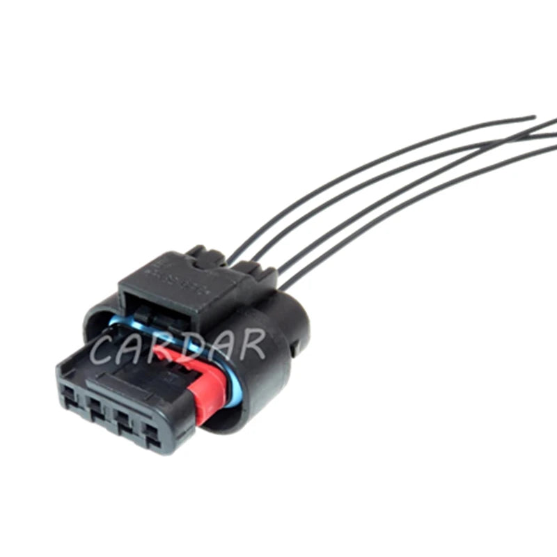 4 Pin 1.2 Series High Quality Black Automotive Oxygen Sensor Wiring Harness Waterproof Socket