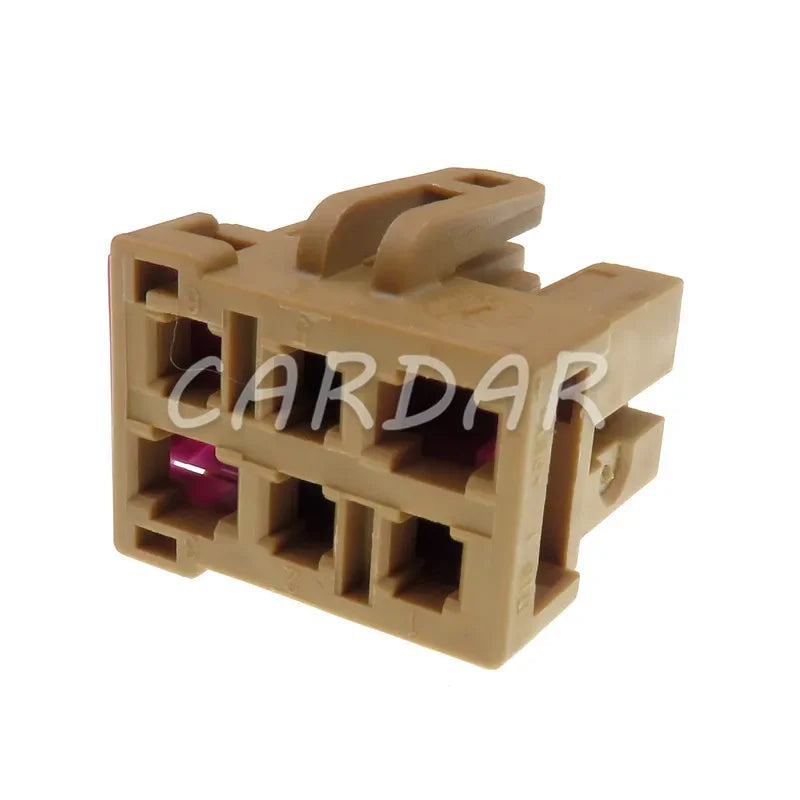 Conector de enchufe eléctrico de 6 pines para cable de ventilador soplador automático de VW Audi