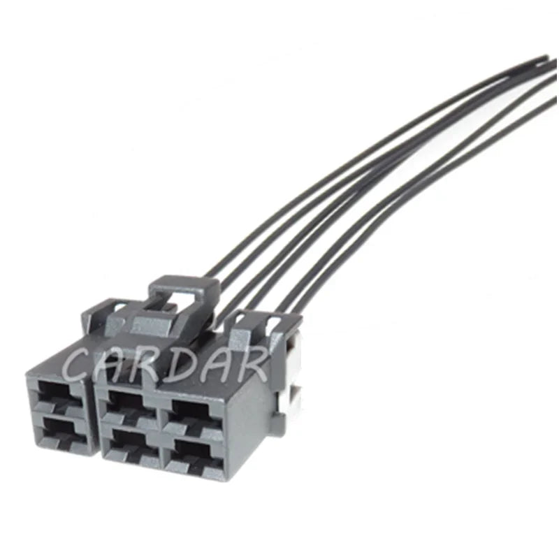 6 Pin 7123-6366-30 6.3mm Car Auto Electrical Wiring Cable Socket Plug