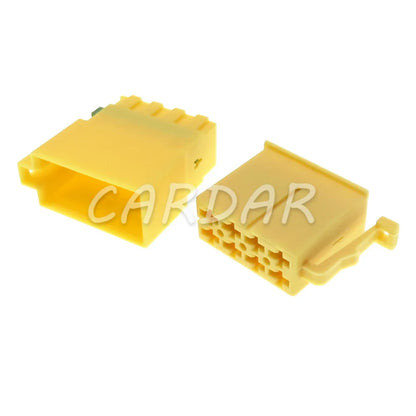8 Pin 2.8 Series Yellow Car Unsealed Cable Connector Automobile Male Plug Female Socket Auto Plastic Housing Plug