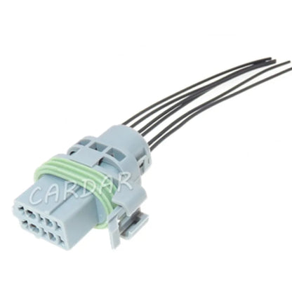 6 Pin 3.5 Series Grey Automobile Electric Wire Waterproof Female Socket Unsealed Male Plug