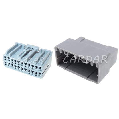 22 Pin 917989-6 Automotive Wiring Harness Connector Socket With Terminals