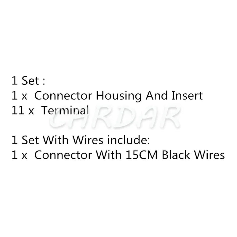 11 Pin Automotive Socket Auto Connector With Terminals