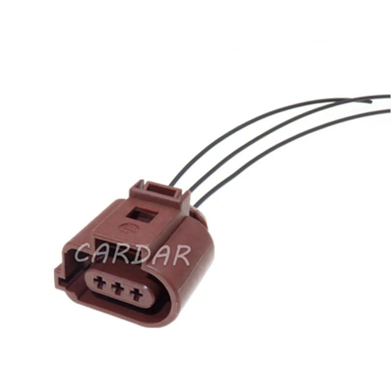 3 Pin Brown Car Wire Cable Connector 3B0973703A Auto Wiring Plug Waterproof Electrical Socket