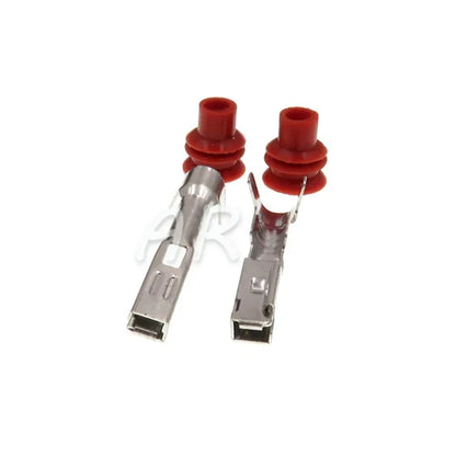 3 Pin 6195-0012 High-Voltage Pack Ignition Coil Waterproof Connector Car Female Socket PU465-03127 PU475-03900 with Terminal and Rubber Seal For Mitsubishi