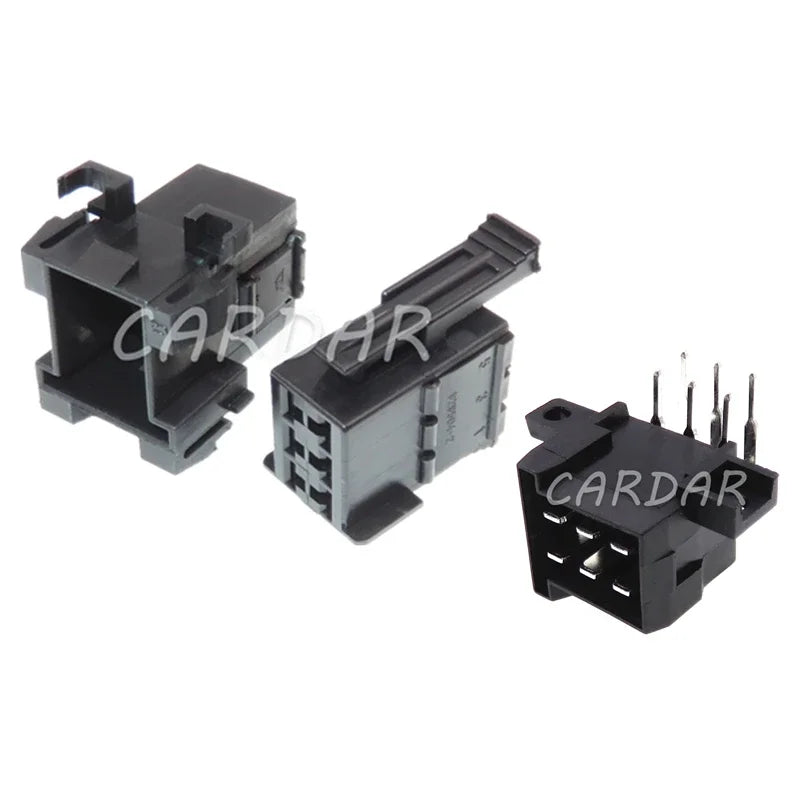 6 Pin 2.8 Series Auto Electric Wire Cable Plastic Housing Unsealed Connector 929505-2 929504-2 Car Wiring Socket