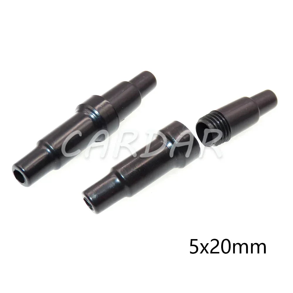 Black 5x20mm 6x30mm Glass Tube Fuse Holder 5*20mm 6*30mm Screw Type Plastic Housing Fuses Casings Fuse Box