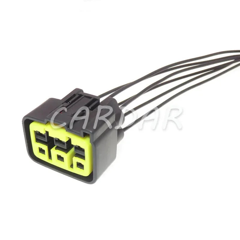 6 Pin FSW-C-6F-B Wire Harness PCB Socket Waterproof Automotive MotoCycle Connector