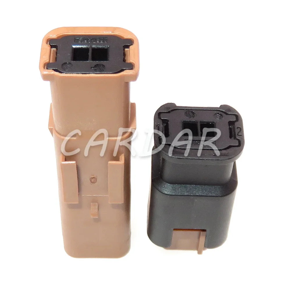 2 Pin 1801175-6 Automobile Sensor Wire Socket for Peugeot Citroen 1801174-6 Car Headlight Connector