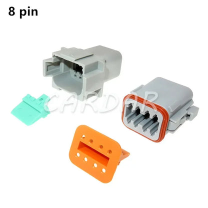 Deutsch DT 2 3 4 6 8 12 Pin Waterproof Connector Electrical Wire Socket 22-16AWG For Car Bus Motor Truck Engine Gearbox