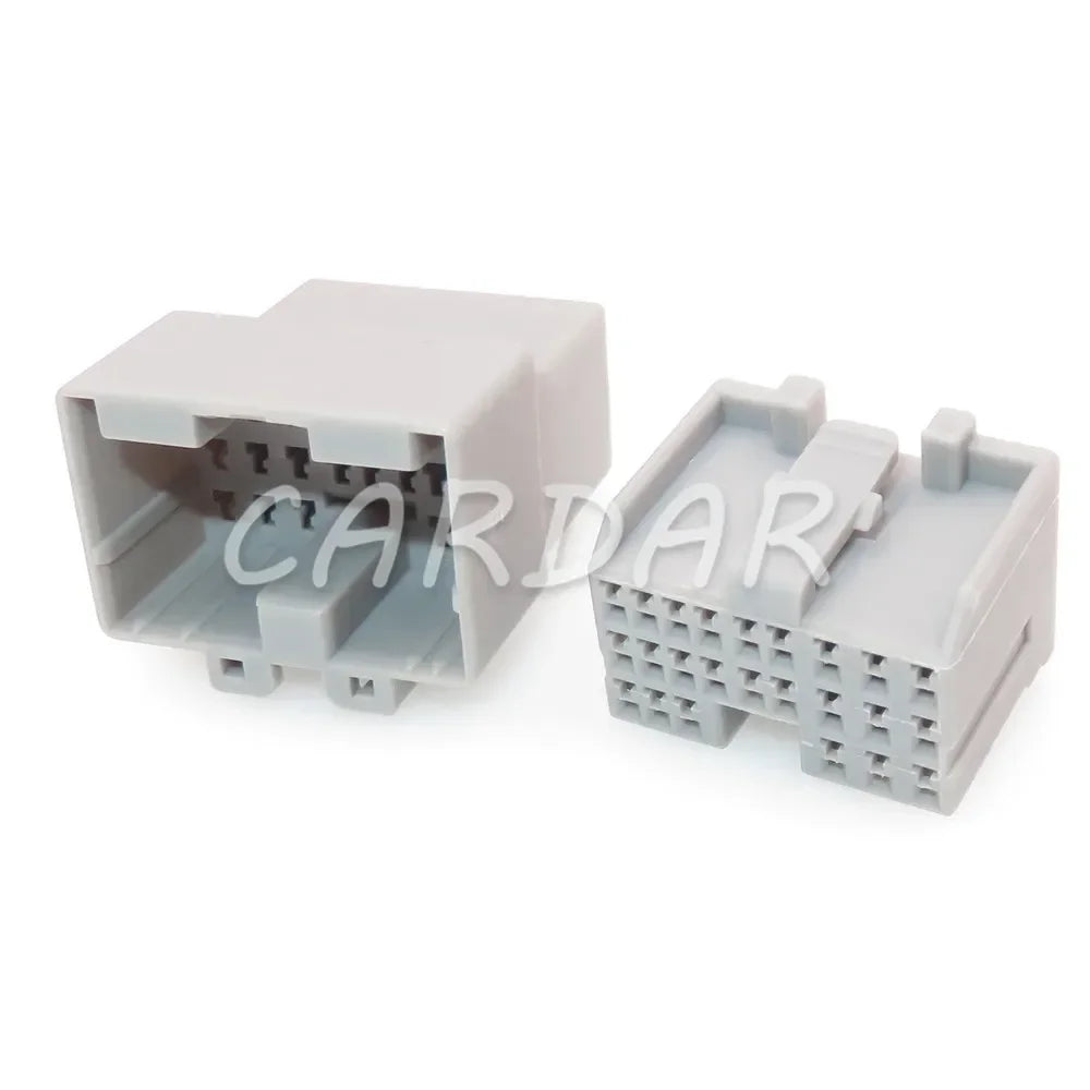 24 Pin Car Unsealed Socket 316372-6 Automobile Engine Gearbox ECU Male Female Docking Plug For Ford Mondeo