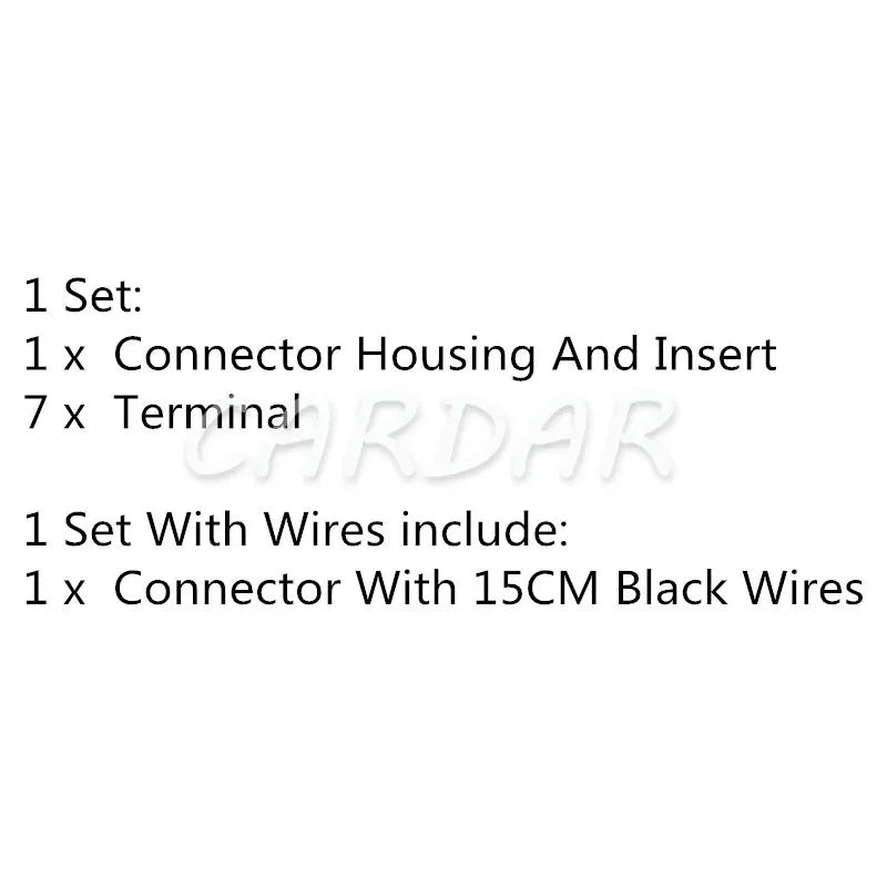 7 Pin Automotive Water Temperature Sensor Plug Waterproof Socket For BUICK Excelle Regal Sail GL8