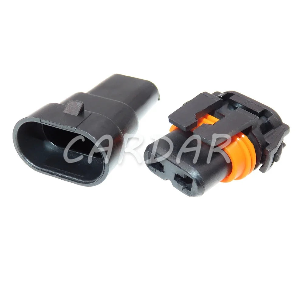 2 Pin 12059181 DJ9005 9005 Headlight HID Wire Socket Square Light Fog Lamp Connector For Cars Auto Toyota