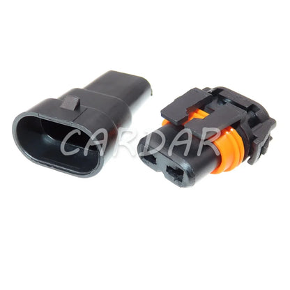 2 Pin 12059181 DJ9005 9005 Headlight HID Wire Socket Square Light Fog Lamp Connector For Cars Auto Toyota