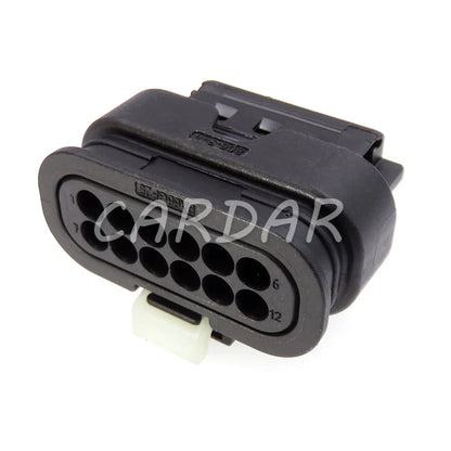 12 Pin 1.2 Series Automobile Wire Cable Waterproof Socket with Terminal and Rubber Seals Car Connector 806-344