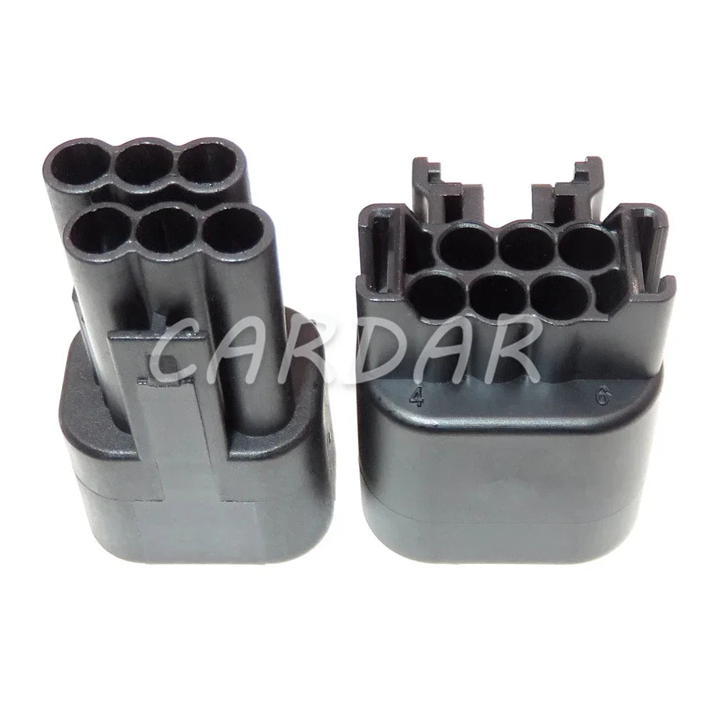 6 Pin 1.5 Series Automobile Rear Taillight Wiring Harness Male Plug Female Socket For Land Rover