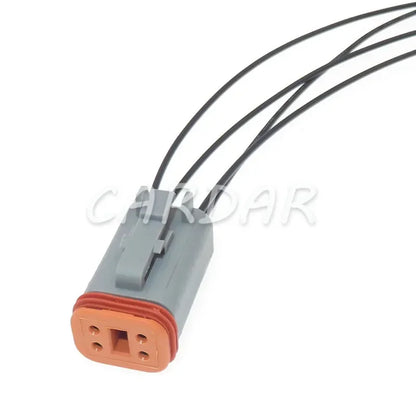 4 Pin Rectangle Wiring Terminal Socket With Fixed Flange DT04-4P-L012 Waterproof Wire Connector For Automobile
