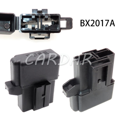 BX2017A BX2017D Medium Car Fuse Holder with Crimp Terminal Black Lighter Frontal for Standard Fuses