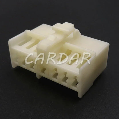 13 Pin 1 Series White Automobile Unsealed Plug Car Plastic Housing Electrical Socket Auto Wiring Connector