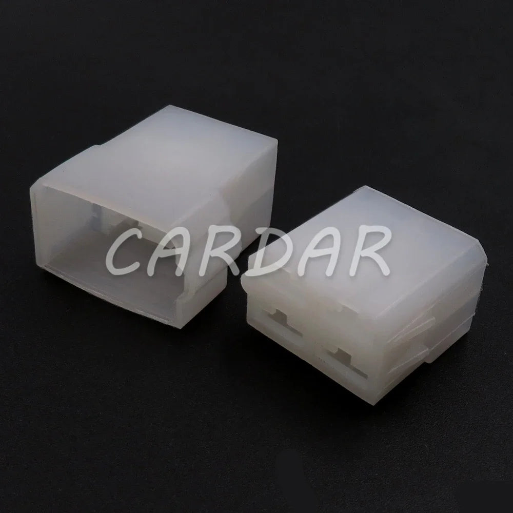 4 Pin 6.3 Series White Auto Connector High Current Oxygen Sensor Wiring Socket Female Male Adapter 180900