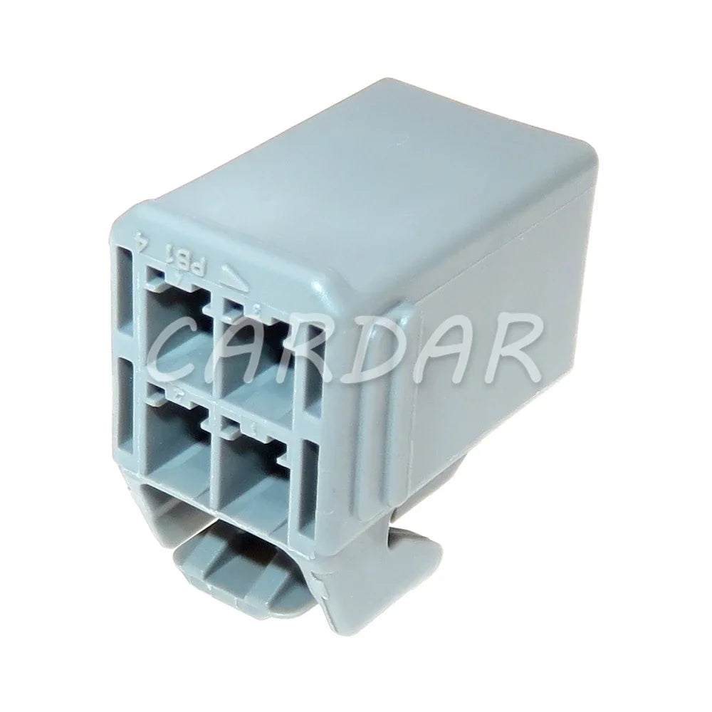 4 Pin 2.8 Series Automobile Unsealed Socket 7283-6446-40 Grey Wire Cable Electrical Connector