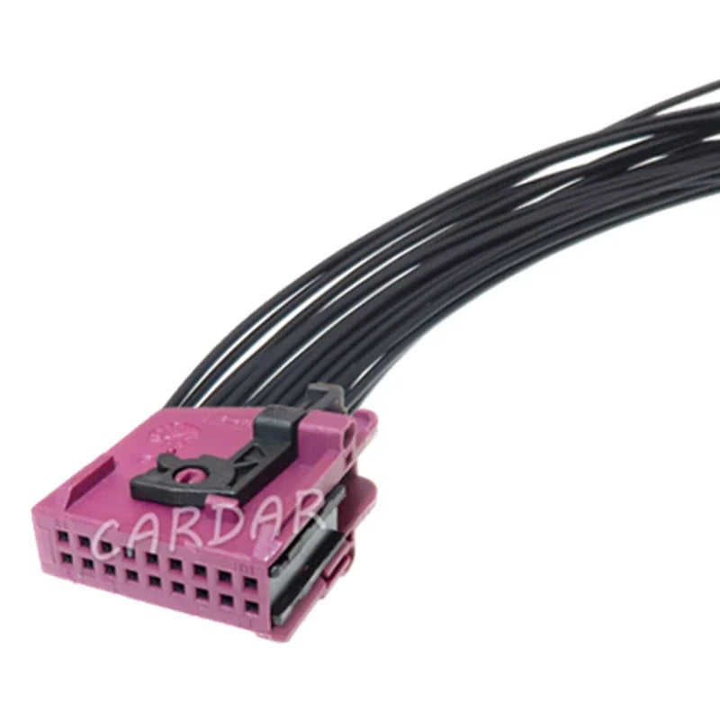 18 Pin Miniature Auto Low Power Unsealed Connector Car Wiring Harness Socket for Audi VW 2-967419-1 8304656 2-965777-1