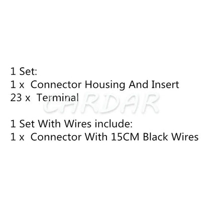 23 Pin Automobile Wire Composite Connector MG612469 Car Electric Cable Socket Car Unsealed Adapter