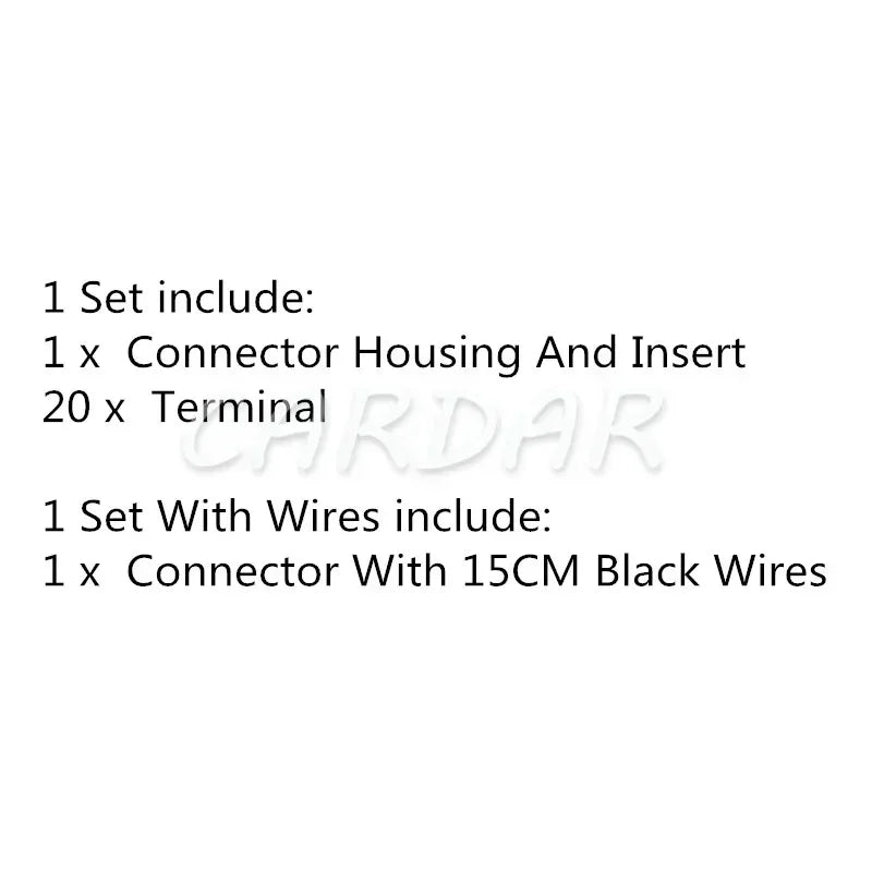 20 Pin MX5-A-20S-C Automotive CD Player Power Speaker Plug Auto Connector Wiring Socket For Honda Buick