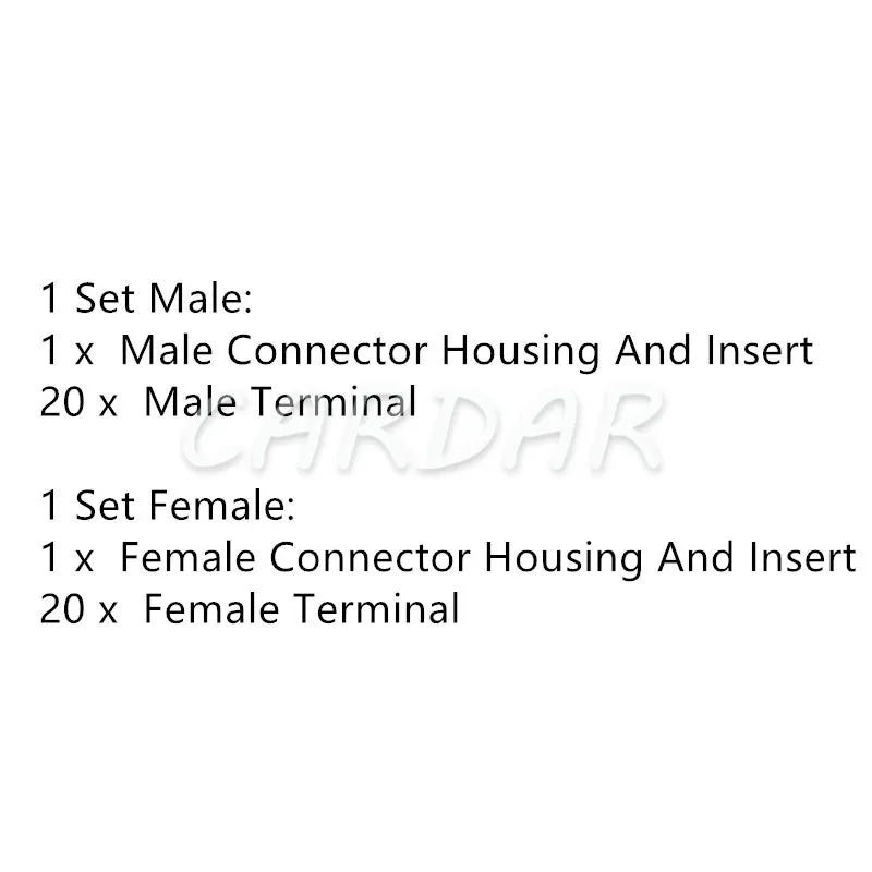 20 Pin Universal Mini ISO Radio Socket ISO Adapter Connector Car Radio Connectors Wiring Plug For Cars VW Audi Skoda